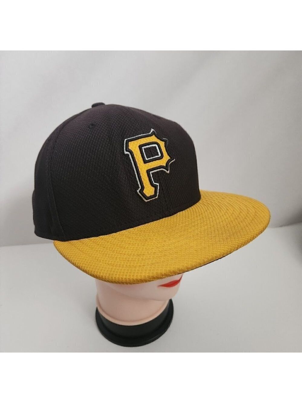 NEW ERA | Pittsburgh Pirates hat cap black yellow sz 7 1/4